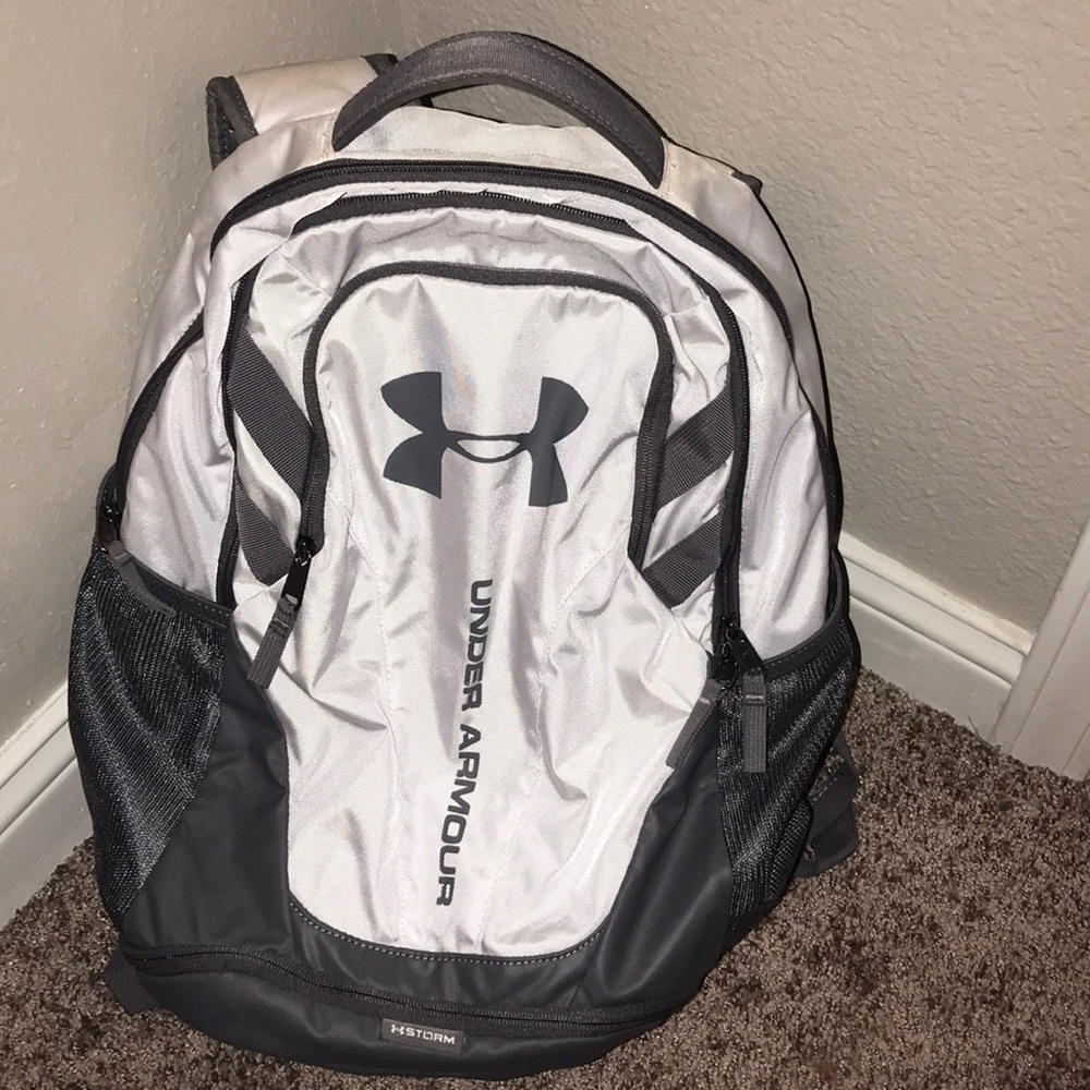 White under armor backpack